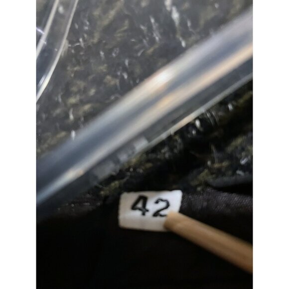 Vintage Falcone Tweed Overcoat 42 Coat Double Breasted USA Minimalist Capsule - Picture 13 of 14